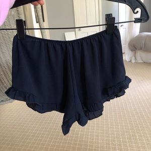 Brandy Melville Navy Blue Vodi Shorts